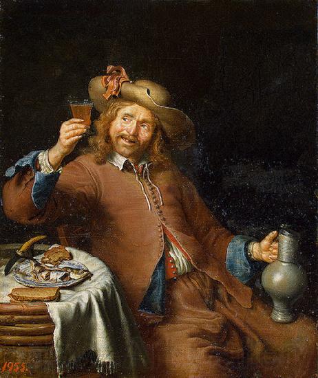 Pieter Cornelisz. van Slingelandt Breakfast of a Young Man Spain oil painting art